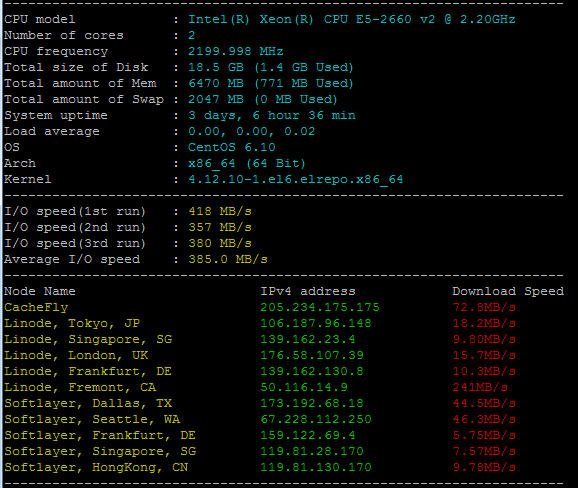 几个主流的服务器性能一键测试脚本对比汇总