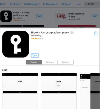Brook iOS客户端下载及使用教程 苹果iPhone/iPad适用