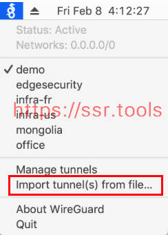 WireGuard Mac客户端下载及使用教程