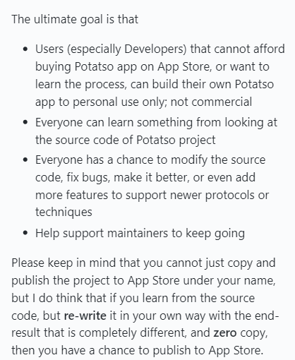 potatso项目说明 potatso项目说明