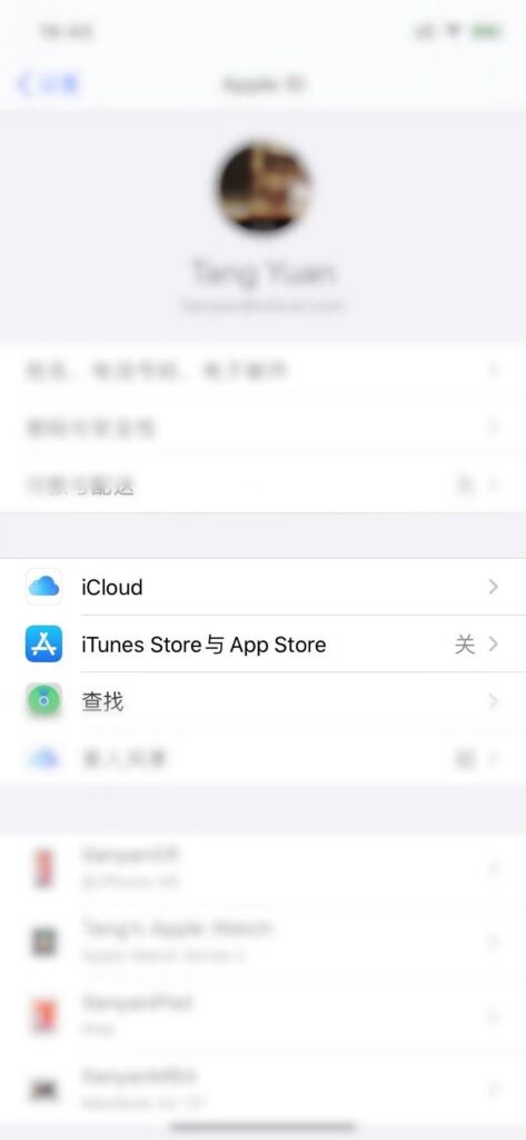 iphone关闭app store账号