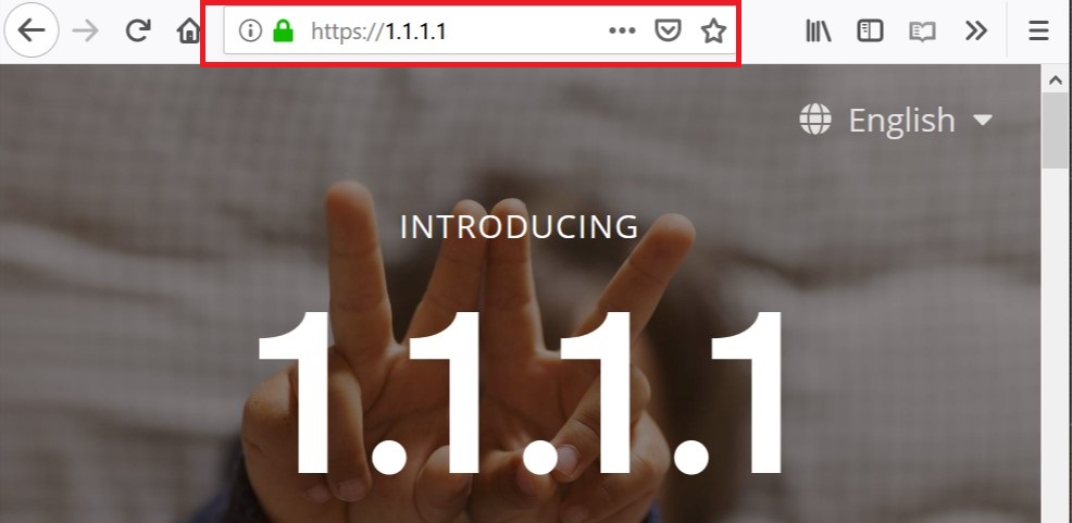 Cloudflare DNS官网截图
