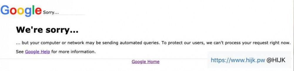 谷歌学术:we're sorry