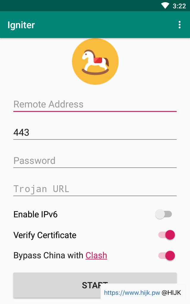 igniter配置界面 igniter配置界面