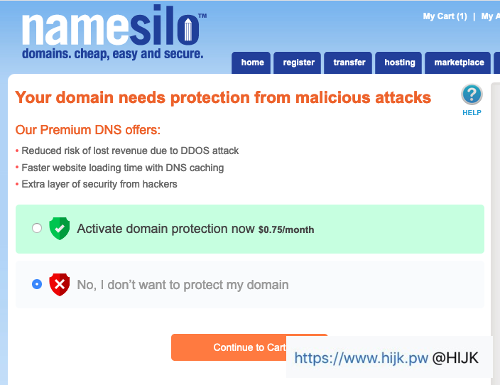 Namesilo高级dns询问框