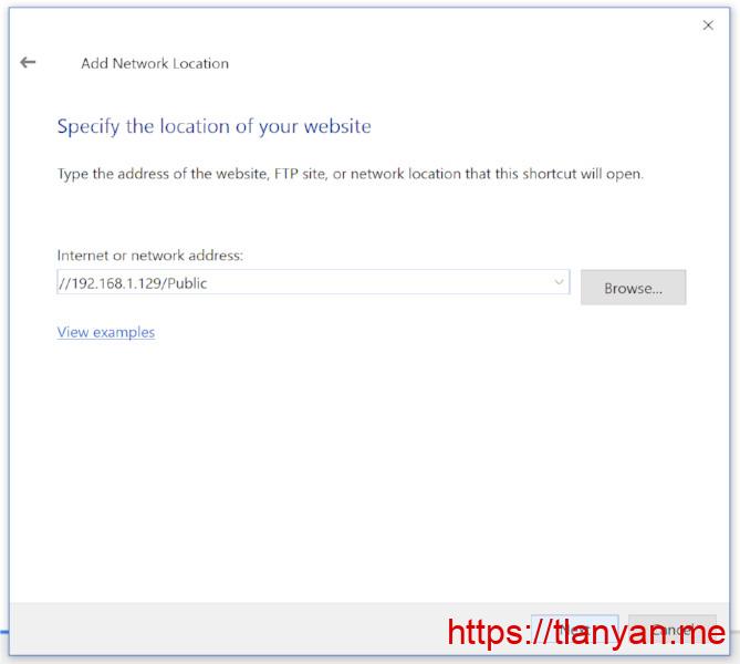 windows连接samba网盘